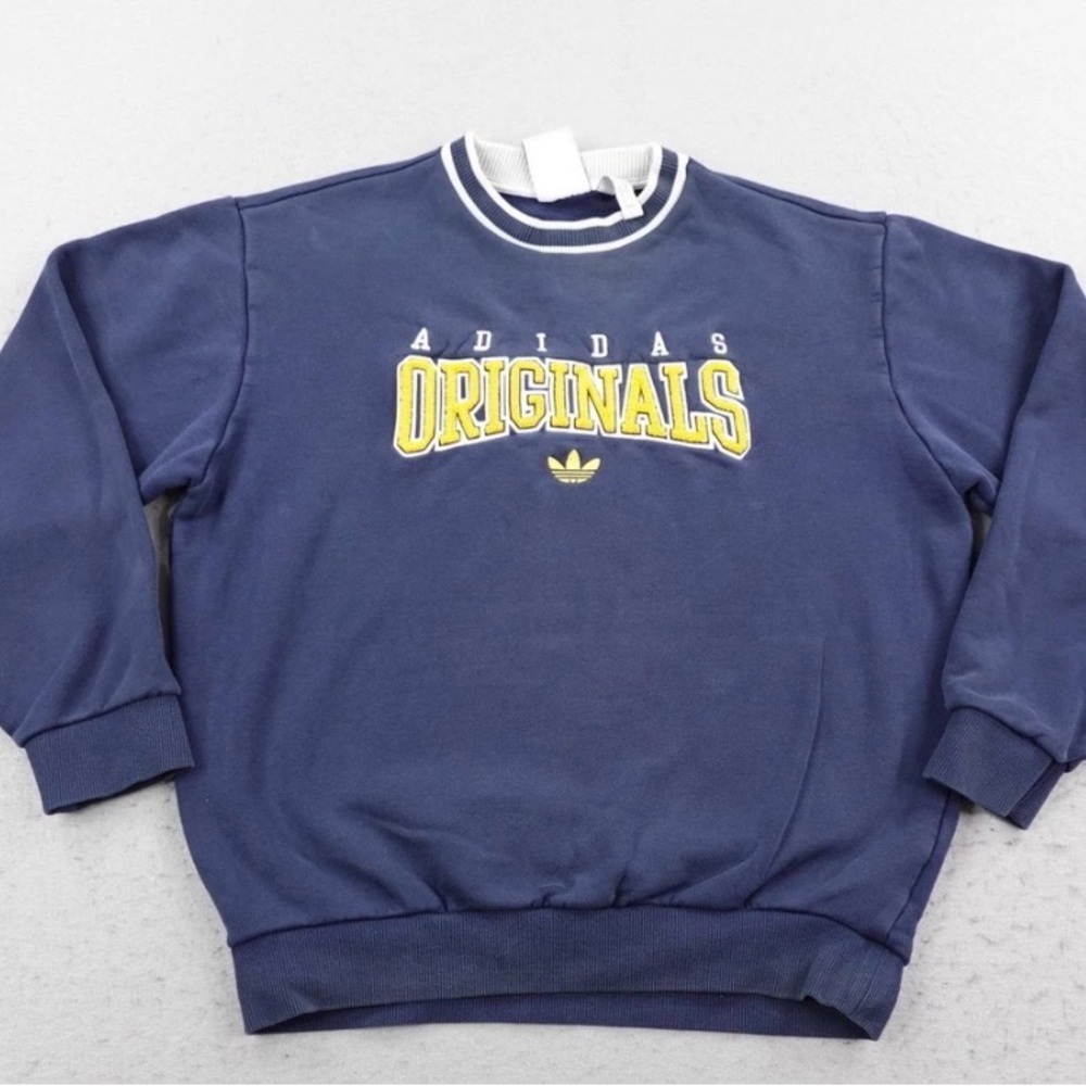 Adidas Originals Men's Blue crew neck sz sm